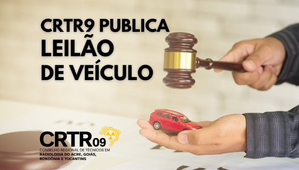 CRTR9 PUBLICA LEILÃO DE VEÍCULO